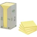 Miniatyrbild 1 av 5: Post-it® Recycled Notes, Canary Yellow™, 16 blokke, 76 mm x 76 mm