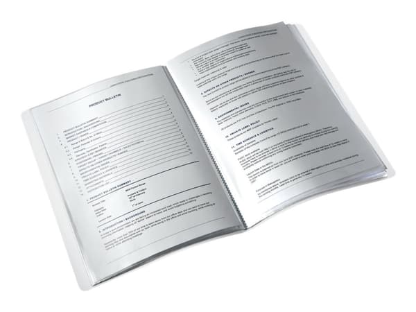 Leitz WOW - Visningsbok - 40 utrymmen - ryggbredd: 16 mm - för A4 (210 x 297 mm) - kapacitet: 80 ark - grön