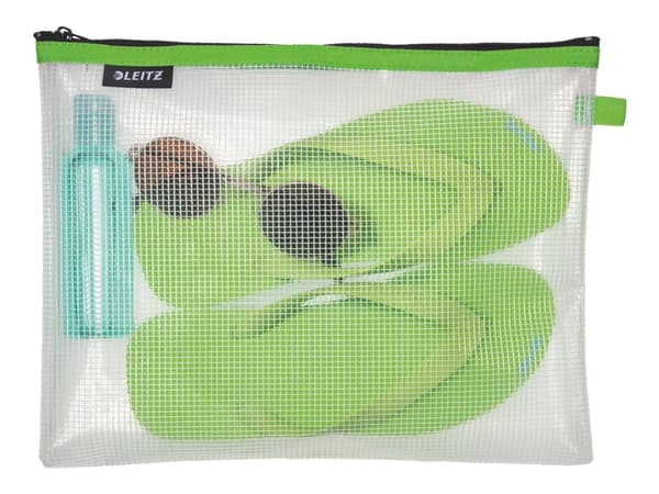Leitz WOW Travel Large - Pung for travel documents/personal belongings/swimming gear/beach accessories/underwear - EVA-folie - grønn