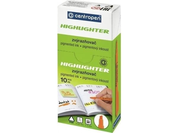 Centropen Thin highlighter Highlighter lilla (10 stk)