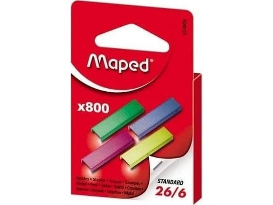 Maped Fargede stifter 26/6 800 stk MAPED
