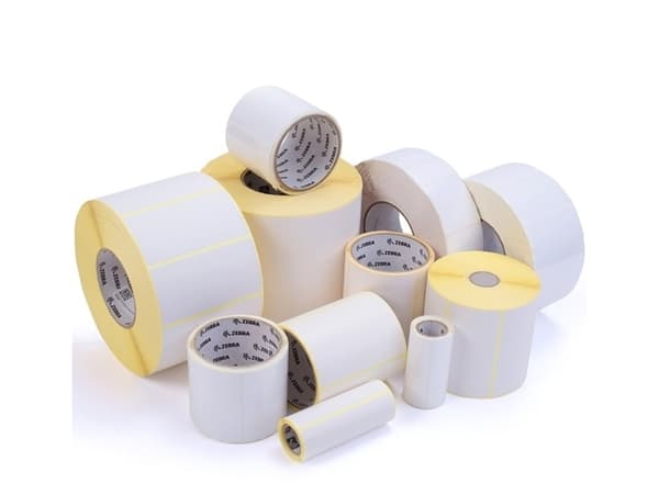 Zebra 3009508, Hvit, Selvklebende skriveretikett, Papir, Trermisk overføring, Permanent, Universell