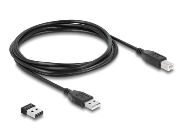 Delock - Streckkodsskanner - bärbar - 100 skanning/sek - avkodad - Bluetooth, USB, RF(2.4 GHz)