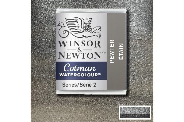 Cotman watercolour 1/2 pan Pewter 511