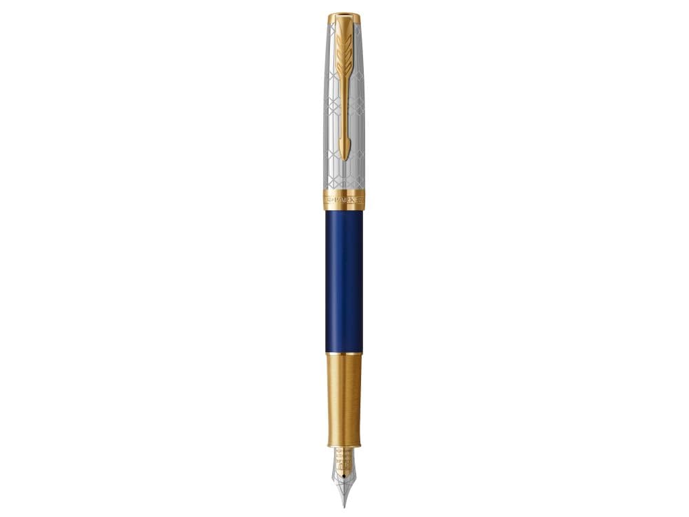 Parker Sonnet Special Edition Jubilee, Blå, Guld, Lack, Guld, Fin, Presentask, 1 styck