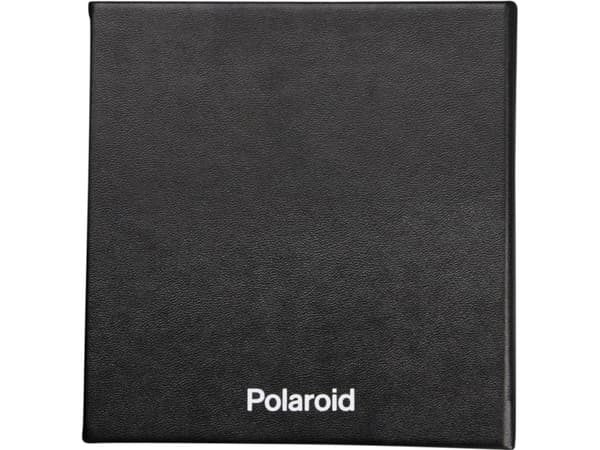 Polaroid Photo Album Lite Sort, Sort, 40 ark, Perfekt binding, Fotoark kartong, Polyurethan, 89 x 108 mm, Sort