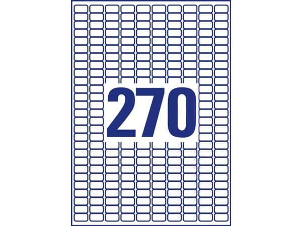 Avery L7785-25 17,8 x 10 mm, A4, Transparent Avery L7785-25 Gennemsigtige etiketter giver et stilfuldt og næsten usynligt udseende på dine produkter,