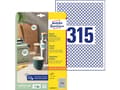 Miniatyrbild 5 av 5: Avery 6221REV-10 Ø 10 mm, A4, vit Vit Vit 327x219x5mm (10 ark) - (10 ark per låda)