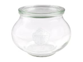 Patentglas Weck Schmuck 1062ml Ø14.4xH11cm med låg Glas,4 stk/krt