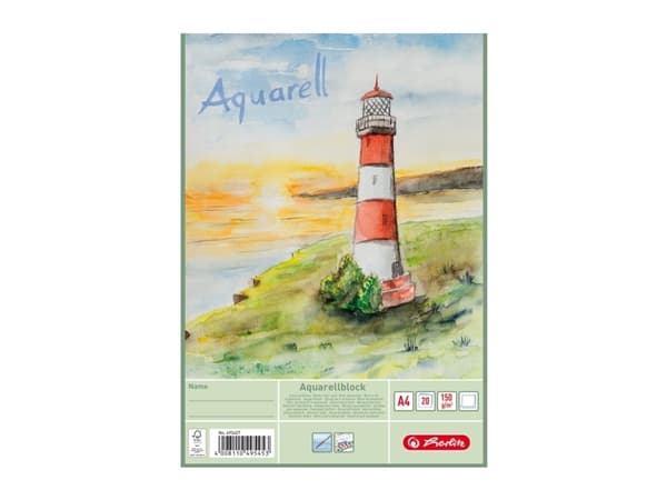 Herlitz 495457, Multifärg, A4, 20 ark, 150 g/m ^, Universal