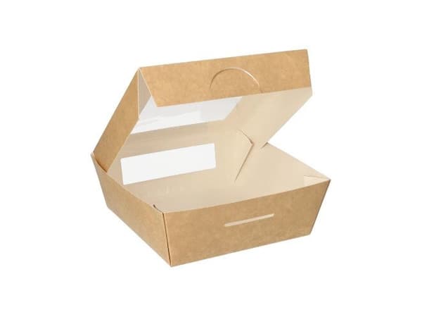 Papstar 86573, Fotoark kartong, Polylaktid (PLA), Brun, FSC, 140 mm, 140 mm, 50 mm