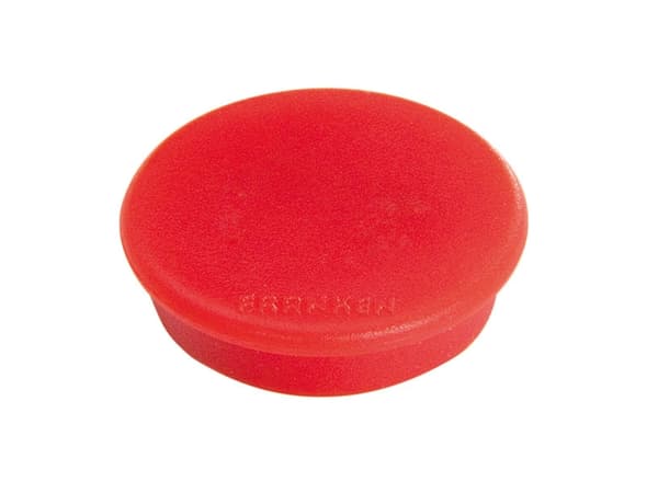 Franken HM30 01, Magnet för skrivtavla, Röd, 32 mm, 32 mm, 40 mm, 67 mm