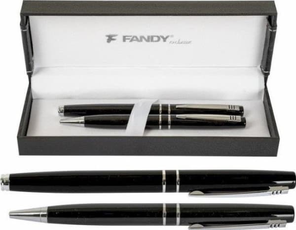 Fountain pen + Omega BF ballpoint black