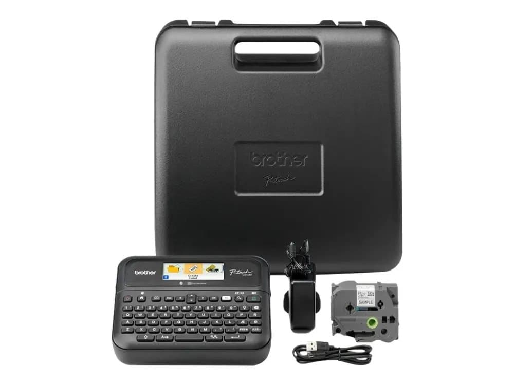 Brother P-Touch PT-D610BTVP - Etikettskrivare - svartvit - termisk överföring - 24 mm bred - 180 dpi - upp till 30 mm/sek - USB, Bluetooth 5.0 - kniv