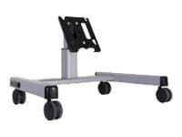 Chief Confidence Medium 2' Monitor Mobile Cart - For Displays 32-65" - Black - Vagn - för platt panel - aluminium - svart - skärmstorlek: upp till 50
