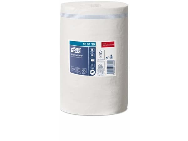 Aftørringspapir, Tork M1 Mini Centerfeed, 100130, 1-lags, pakke a 11 stk