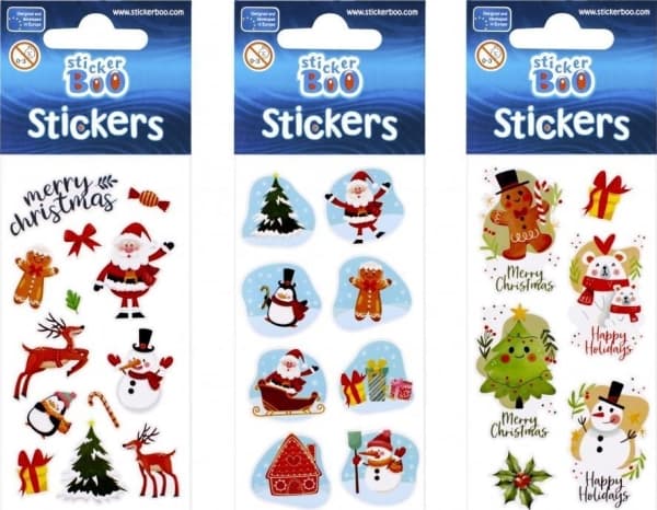 STICKERBOO STICKERS 66X180 S-BOO SILV SWIETA 1 PBH 120/1800