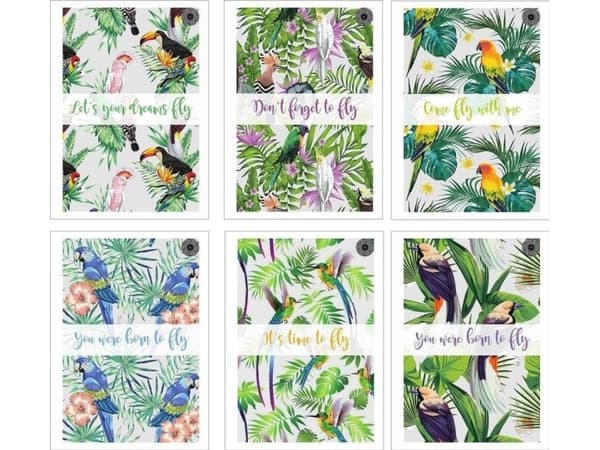 The Promised Land Notebook A5/80K Fowl-linje (5 stk)