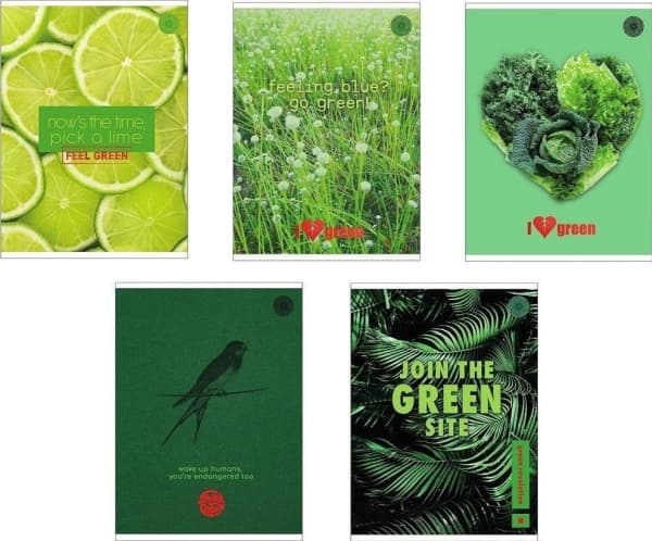 Promised Land Notebook A5/80K Think Green (5kpl)