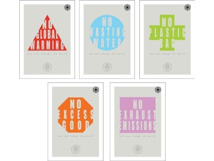 Notebook A5/60K, grid Earth 3 (10 items)