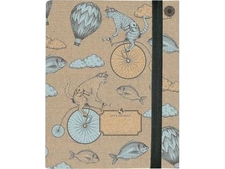 Eco Eco VINTAGE A4 mappe med strikk, kraft