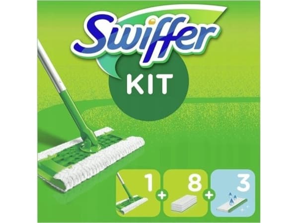 Swiffer 8001841276113, Engångsmopp, duk, Vit, 11 styck, 320 mm, 130 mm, 80 mm