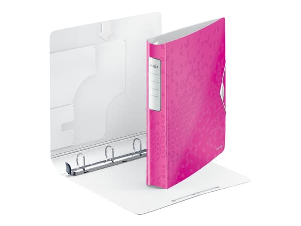Ringperm Leitz WOW PP 4DR/30mm rosa - (5 stk.)