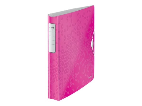 Ringperm Leitz WOW PP 4DR/30mm rosa - (5 stk.)