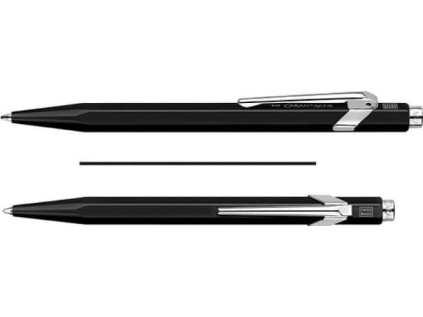 Caran d`Arche CARAN D'ACHE 849 Classic Line kulepenn, M, svart med svart blekk