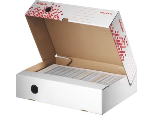 Esselte Speedbox, Punainen, Valkoinen, A4, 180 g, 80 x 350 x 250 mm