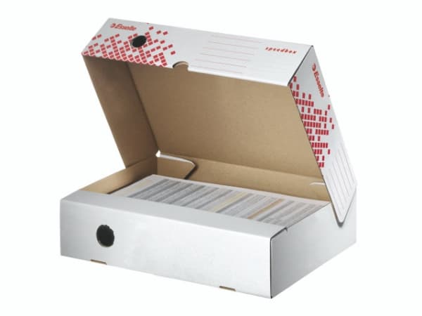Esselte Speedbox, Punainen, Valkoinen, A4, 180 g, 80 x 350 x 250 mm