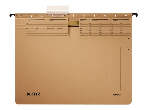 Leitz ALPHA - Hengeperm - for A4 - naturlig brun