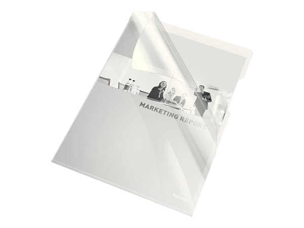 Esselte - L-formet mappe - for A4 - gjennomsiktig