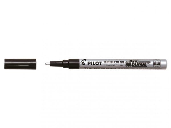 Pilot Super Color, Silver, 1 mm, 3 mm
