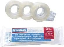 Donau Selvklebende tape 18mm x 33m