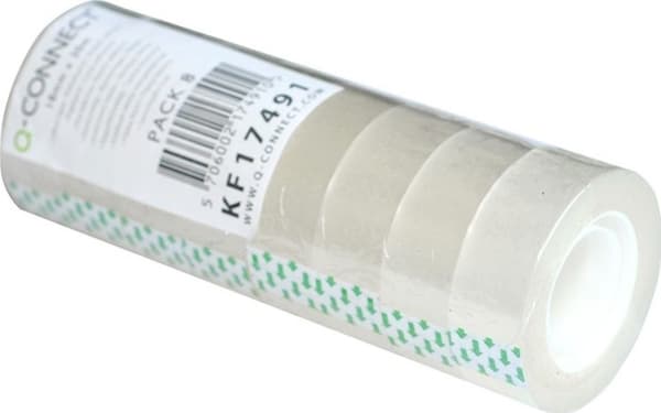 QCONNECT Office tape 18mm x 30m 8 pcs transparent 8 pcs