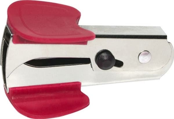 Stapler Donau Stapler DONAU, with locking mechanism, red