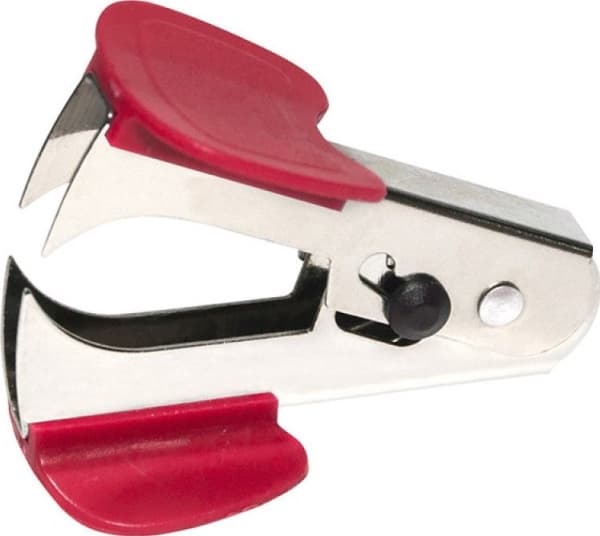 Stapler Donau Stapler DONAU, with locking mechanism, red