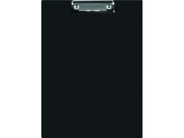 Q-Connect Clipboard - mappe, PVC, A4, svart