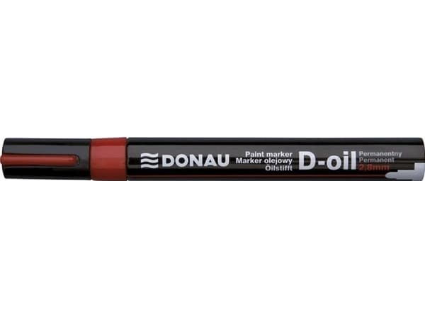 DONAU D-Oil märkpenna, rund, 2,8 mm, röd