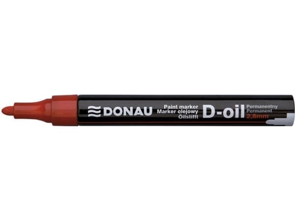 DONAU D-Oil märkpenna, rund, 2,8 mm, röd
