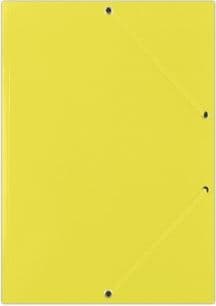 Donau Briefcase with elastic smooth yellow (FEP11G)