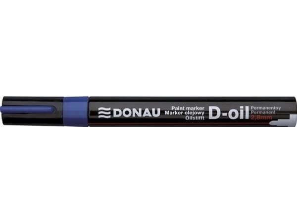 DONAU D-Oil märkpenna, rund, 2,8 mm, blå