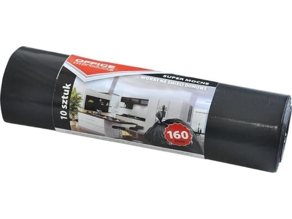 Toimistotuotteet Kotitalousjätesäkit, supervahva (LDPE), 160l, 10kpl, lajitelma - 5901503651209