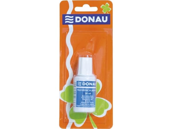 DONAU Liquid Corrector siveltimellä, 20ml, läpipainopakkaus