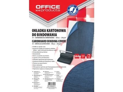 OFFICE PRODUCTS OFFICE PRODUCTS SIDONTA-ASIAKIRJAT, KARTONKI, A4, 250GSM, JOUSTAVA, TUMMANSININEN, 100 PAKETTIA (20232525-11)