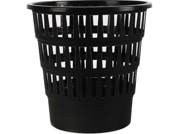 Office Products avfallsbeholder, svart