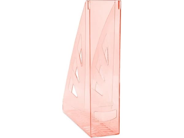 Kontorprodukter KONTORPRODUKTER dokumentbeholder, gjennombrudd, A4, transparent rød