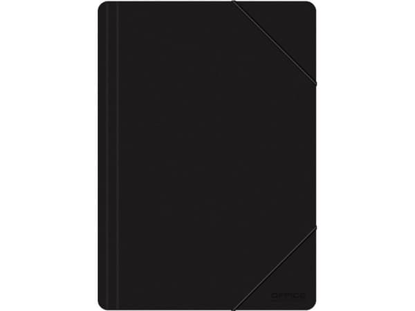 Office Products Folder with elastic A4 PP 500 micr. black