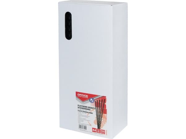 Office Products GRZBIETY DO BINDOWANIA OFFICE PRODUCTS, A4, 12MM (95 KARTEK), 100 SZT., svart 20241215-05